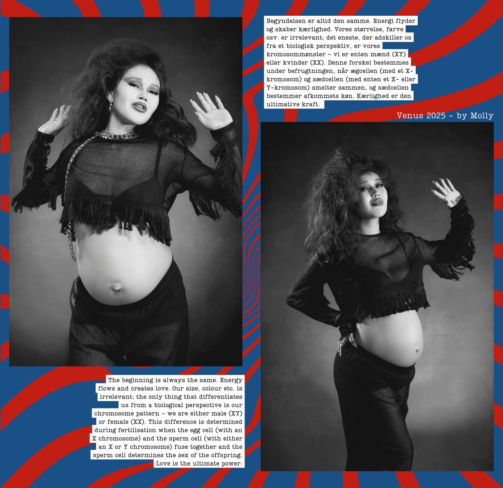 At elske er en form for produktiv aktivitet. Det involverer interesse og omsorg, erkendelse, sjælelig respons, udtryk for følelser, nydelse og kan være rettet mod en person, et træ, et billede - Gravid fotografi af Hedonist Photo